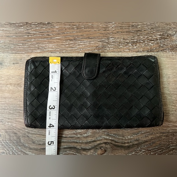 Vintage BOTTEGA VENETA black wallet - read description - Picture 3 of 16